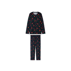 esmara Men Velours heren kerstpyjama (Marineblauw, L)