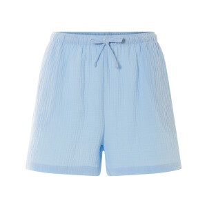 esmara Korte mousseline dames broek (Lichtblauw, L (44/46))