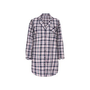 esmara Dames oversized shirt (Ruiten/roze/marineblauw, XS (32/34))