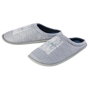 LIVERGY Heren pantoffels (Grijs, 42/43)