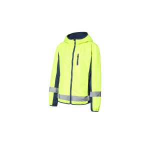 CRIVIT Dames omkeerbare jas (Geel/blauw, S (36/38))
