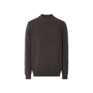 LIVERGY Gebreide heren trui (M (48/50), Bruin)