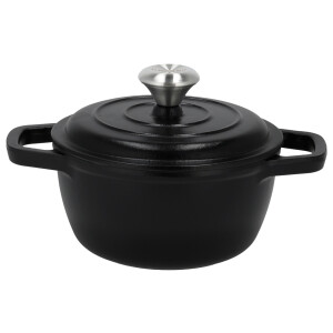 SILVERCREST Gietijzeren pan, Ø16 cm (zwart)