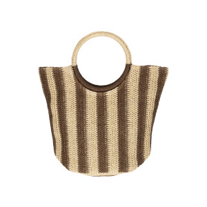 esmara Strandtas (Bruin/crème)