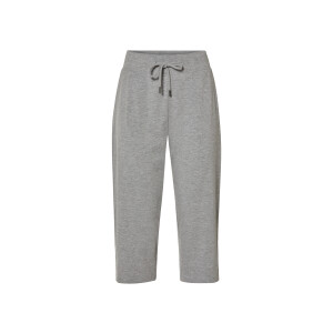 ESMARA Dames capribroek, van robuuste heavy-jerseykwaliteit. (Grijs, XS (32/34))