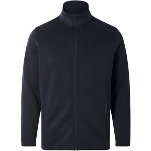 ESMARA MEN Heren gebreid fleecevest, plus size (Marineblauw, XXL)
