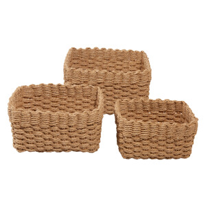 LIVARNO home 3 opbergmanden (Set van 3 (vierkant))