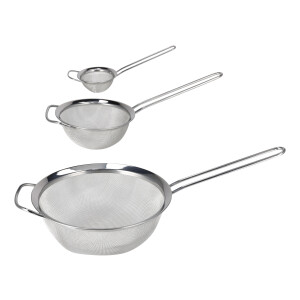 SILVERCREST RVS zeef set 3-delig