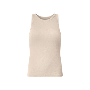 ESMARA Geribde dames bh-top (Beige, M (40/42))