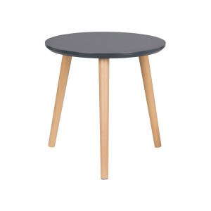 LIVARNO home Houten bijzettafel (Antraciet)