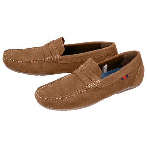 esmara Men Leren heren loafers (Bruin, 45)