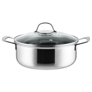 SILVERCREST RVS kookpan Ø24 cm - 3-laags