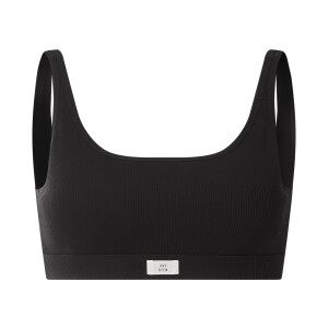 ESMARA Dames geribde bustier (zwart, L (44/46))