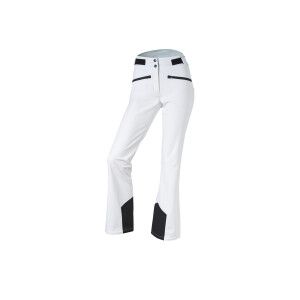 CRIVIT Dames softshell skibroek Glamour (Wit, 42)
