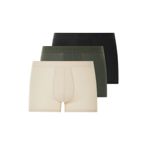 esmara Men 3 Heren boxers (zwart/groen/beige, XXL)