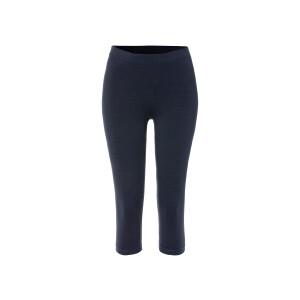 esmara Dames capri-legging (S (36-38), Marineblauw)