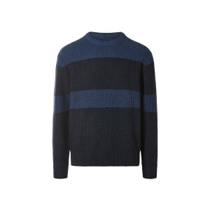 ESMARA MEN Heren gebreide trui (Marineblauw, XXL)