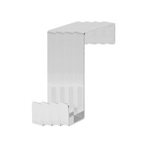 LIVARNO home 4 Radiator- of deurhaken (Verchroomde deurhaken, set van 4)