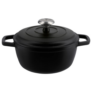 SILVERCREST Gietijzeren pan, Ø21 cm (zwart)