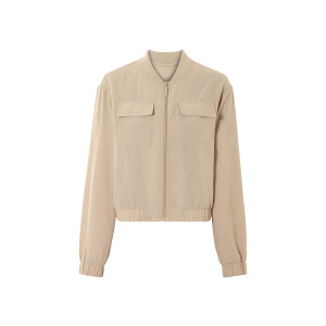 esmara Dames bomberjack (Beige, XS (32/34))