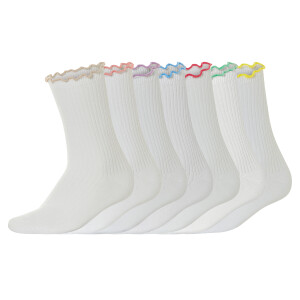 esmara 7 Paar sokken (roze/paars/blauw/groen, 39-42)