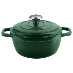 SILVERCREST Gietijzeren pan, Ø21 cm (Groen)