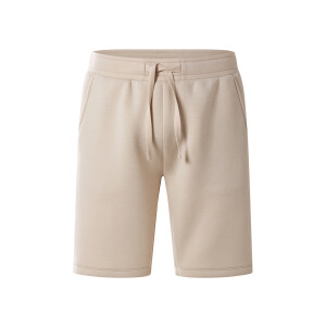 ESMARA MEN Heren sweatshorts van scubastof (Crème, XL)