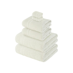 LIVARNO home Badstof handdoekenset, 6-delig (Grijs)