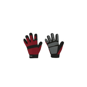 PARKSIDE Hybrid werkhandschoenen (Rood/zwart, 10)