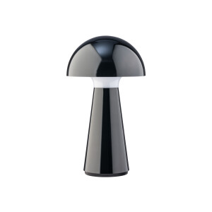 LIVARNO home Accu-tafellamp paddenstoel (Zwart)