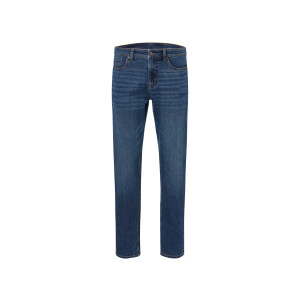 LIVERGY Heren jeans, relaxed fit, iets lager model. (Blauw, 48 (32/32))