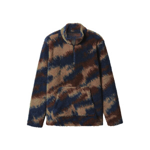 esmara Men Heren fleecetrui (Blauw/bruin, XXL)