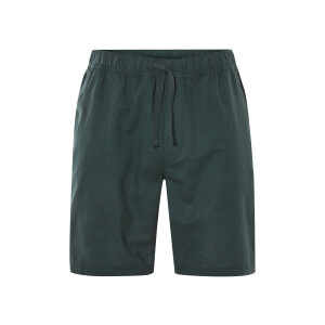 LIVERGY Korte linnen heren broek (Donkergroen, S)