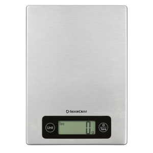 SILVERCREST Keukenweegschaal 5 kg (Zilver)