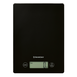 SILVERCREST Keukenweegschaal 5 kg (Zwart)