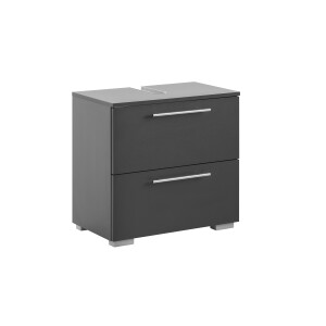 Schildmeyer Onderkast wastafel Carlos (Breedte 60 cm, Antraciet)