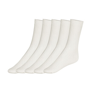 esmara 5 paar dames sokken (Crème, 35-38)