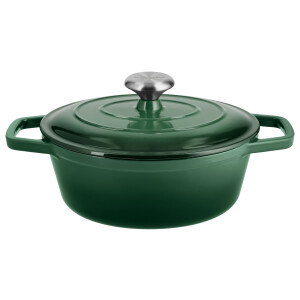SILVERCREST Gietijzeren braadpan, Ø24 cm (Groen)
