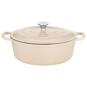 SILVERCREST Gietijzeren braadpan 29 cm 4,2 L (Beige)