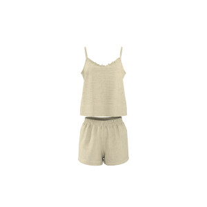 ESMARA Mousseline dames shortama (Geel, L (44/46))