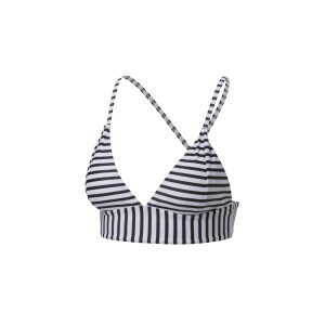 CRIVIT Dames bikinitop (Zwart/wit, 42)