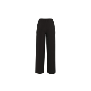 ESMARA Dames broek met crinkle-structuur - Wide leg (Zwart, M (40/42))