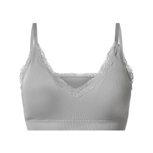esmara Dames bustier met kant (Lichtgrijs, S (36/38))