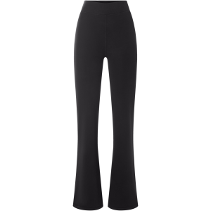 ESMARA Dames flared thermolegging, met pluche (Zwart, M (40/42))