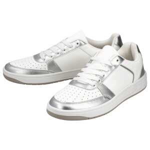 esmara Dames sneakers (Zilver/wit, 40)