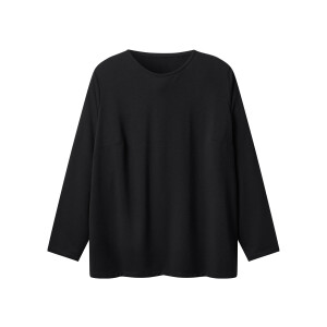 esmara Dames thermoshirt - Plus size (Zwart, XL (48/50))