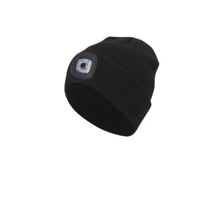 CRIVIT Muts met lamp (Zwart, L/XL)