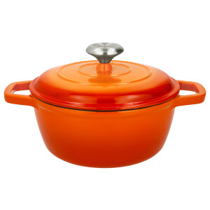 SILVERCREST Gietijzeren pan, Ø21 cm (Oranje)