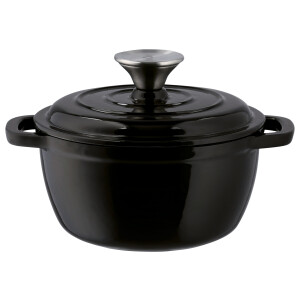 SILVERCREST Gietijzeren pan 16 cm 1,3 L (Zwart)