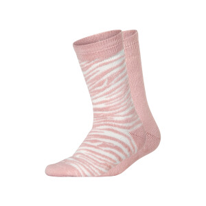 esmara 2 Paar dames thermosokken (Roze, 35-38)